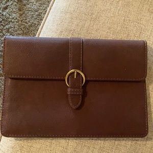 Eggplant colored clutch